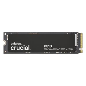 Crucial P510 1TB M.2 Gen5 NVMe 3D NAND SSD