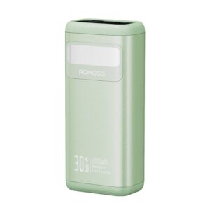 Romoss PMT30 30000mAh 30W Fast Charge Power Bank  Green
